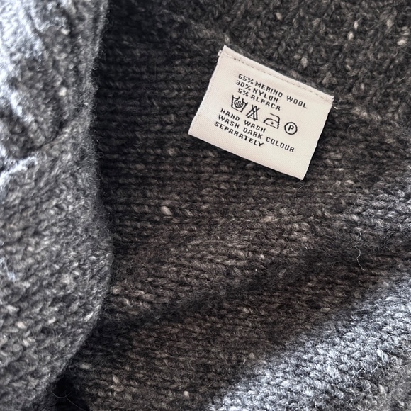 April Marin Lincoln Poncho 3/4 Sleeve Crew Neck Sweater One Size - Picture 10 of 10